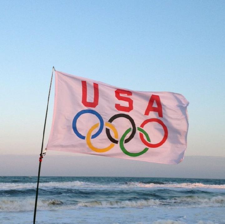 Usa Olympic Flag